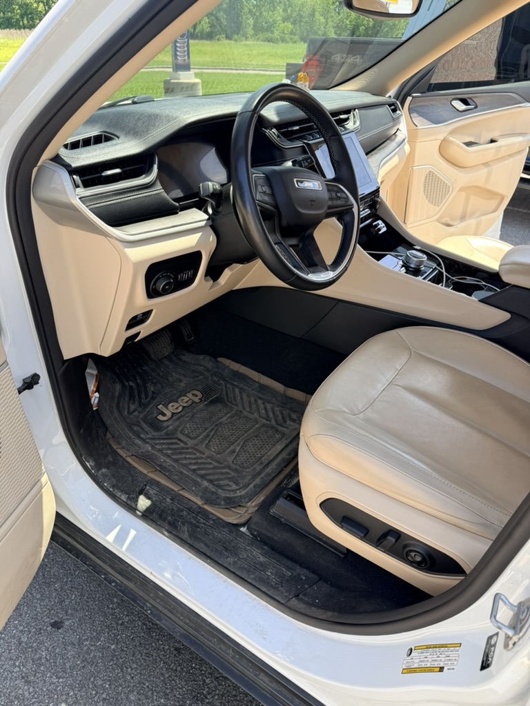 Dirty car interior before detailing in North Ridgeville Ohio