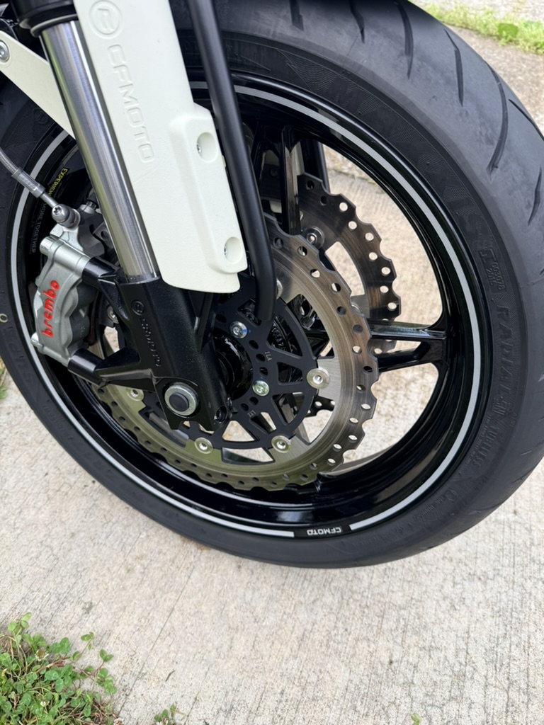 Motorcycle after mobile detailing service in North Ridgeville Ohio