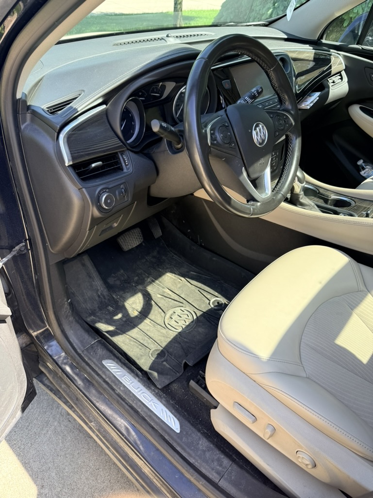 Dirty car interior before detailing in Elyria Ohio