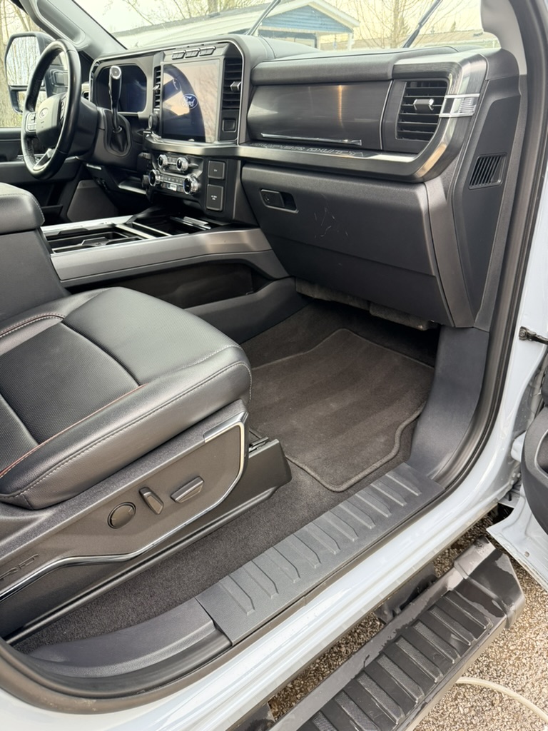 Clean truck interior after detailing in North Olmsted Ohio