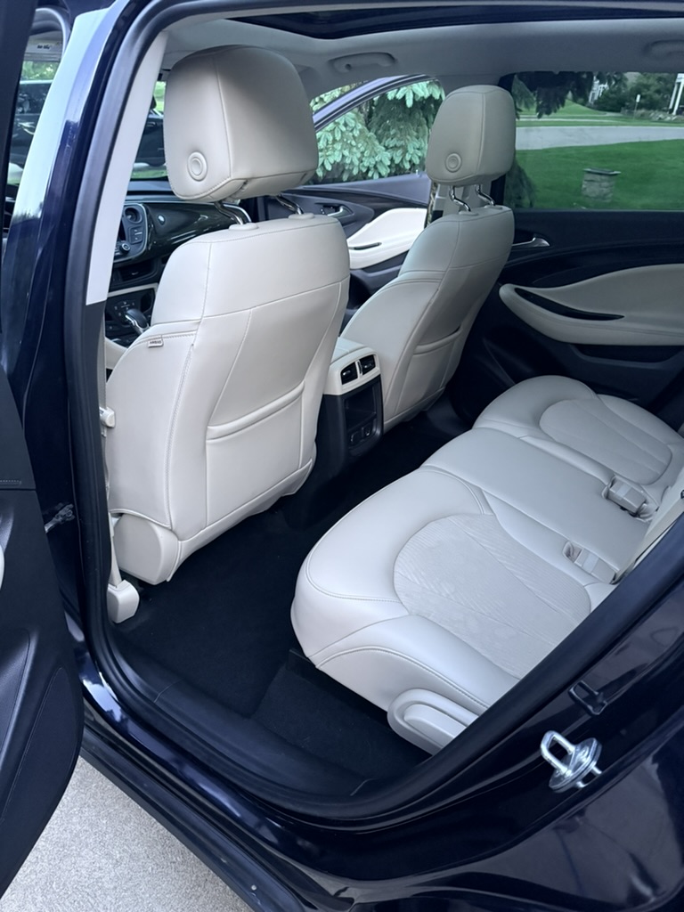 Clean car interior after detailing in Avon Ohio